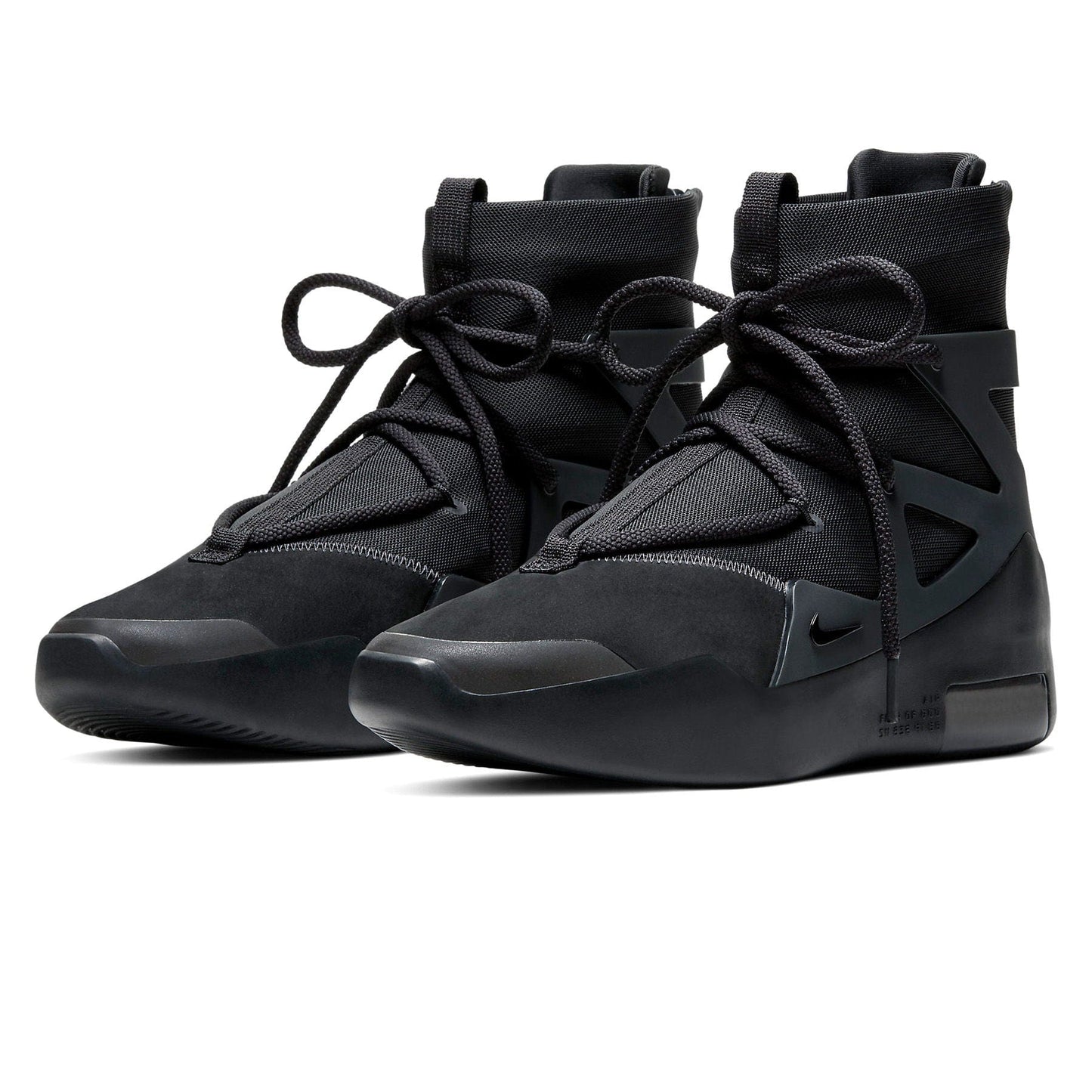 Nike Air Fear of God 1 'Triple Black' — UK 3 | EU 35.5 | US 3.5 — Side View
