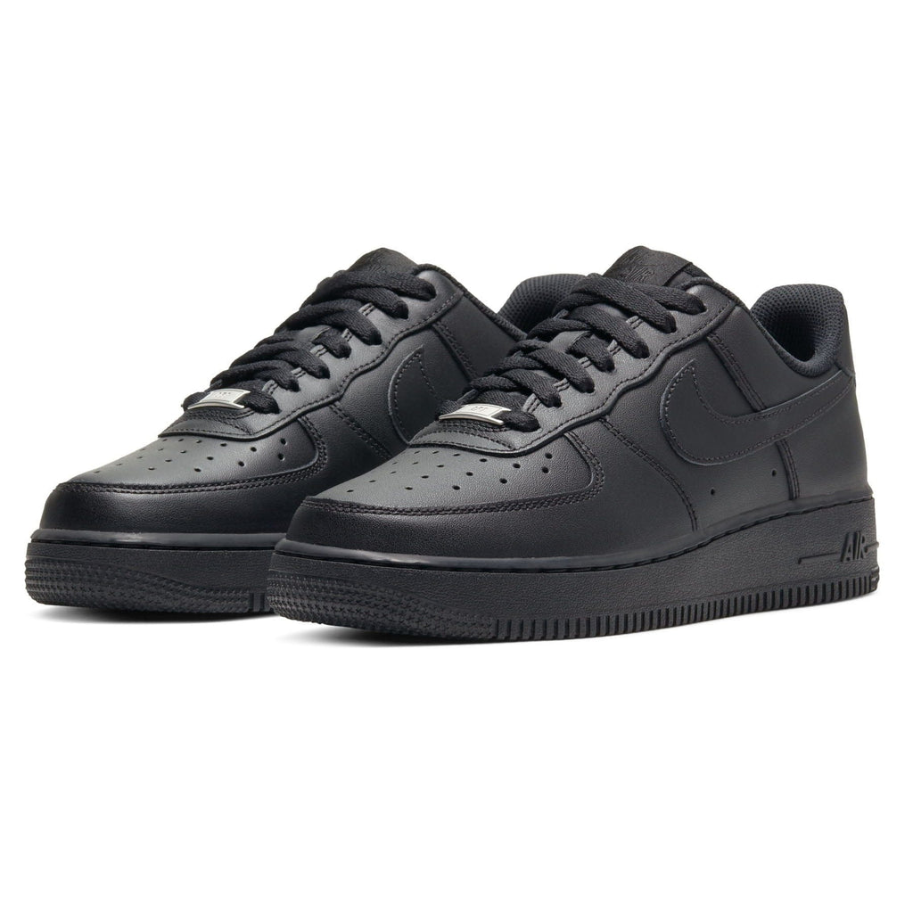 Nike Wmns Air Force 1 '07 'Triple Black' — UK 2.5 | EU 35.5 | US 5 — Side View