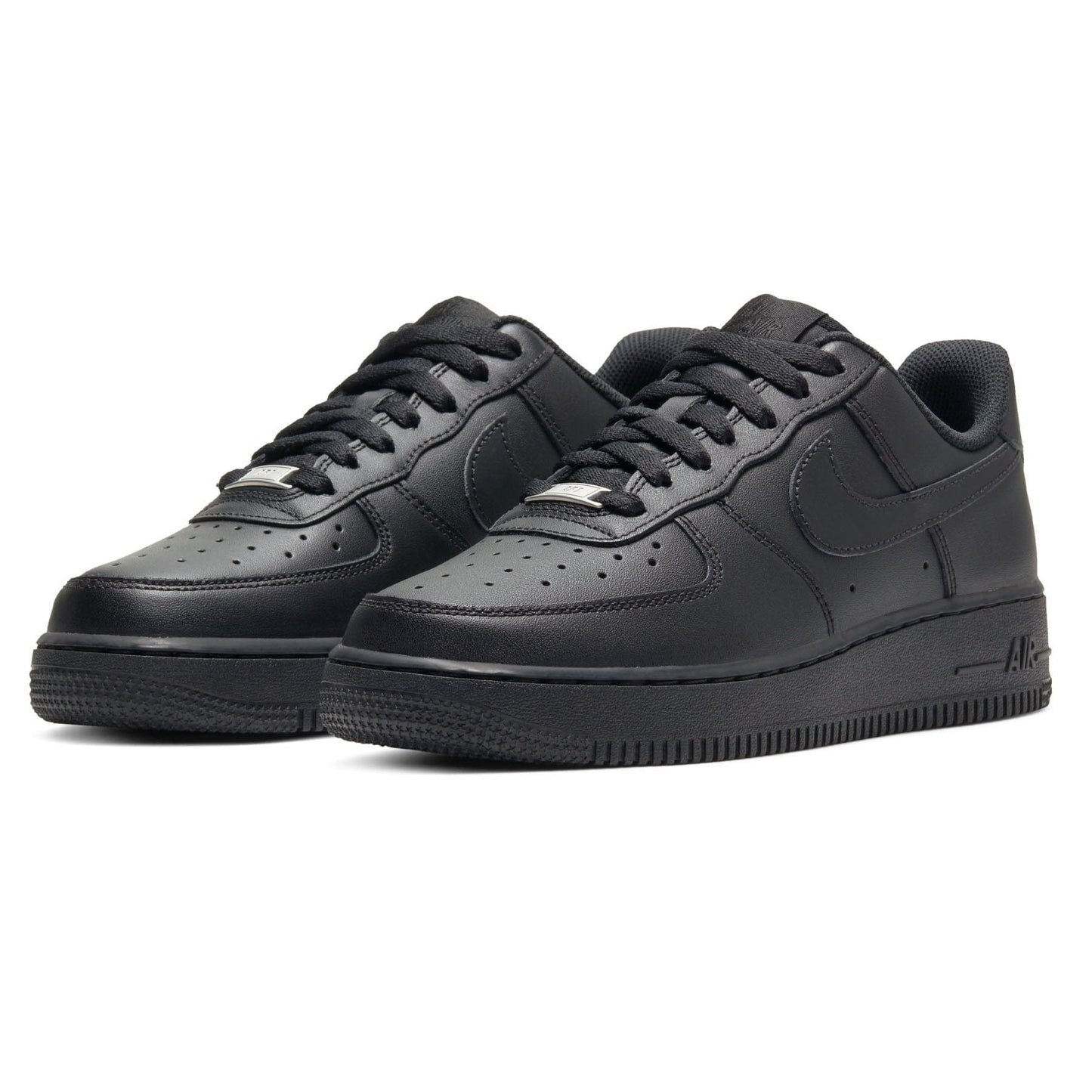 Nike Wmns Air Force 1 '07 'Triple Black' — UK 2.5 | EU 35.5 | US 5 — Side View