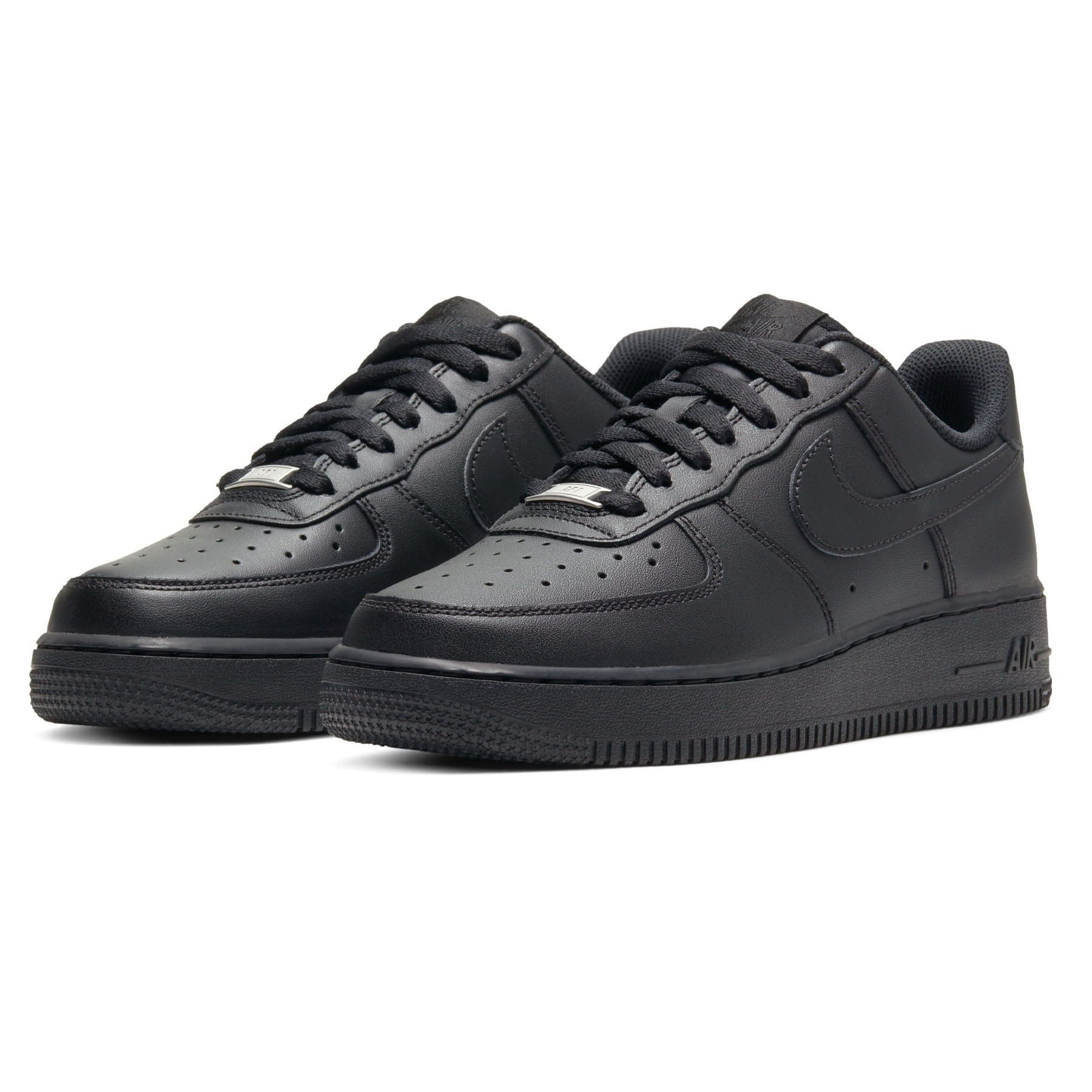 Nike Wmns Air Force 1 '07 'Triple Black' — UK 2.5 | EU 35.5 | US 5 — Side View