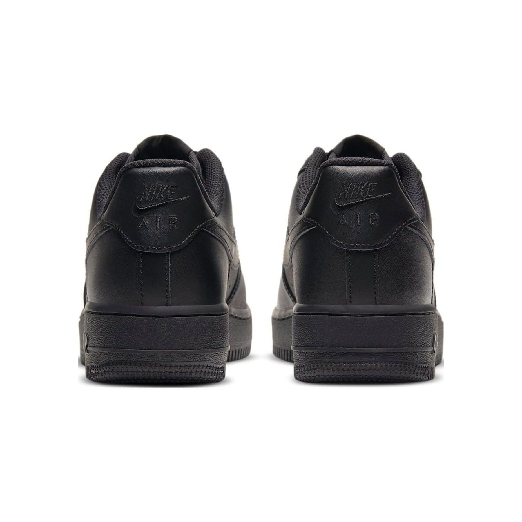Nike Wmns Air Force 1 '07 'Triple Black' — UK 2.5 | EU 35.5 | US 5 — Top View