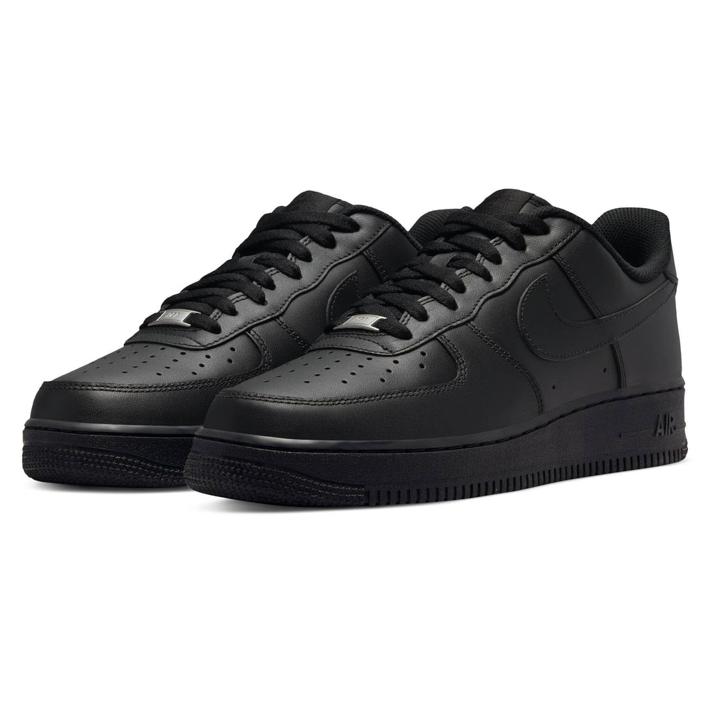 Nike Air Force 1 '07 'Triple Black' — UK 3 | EU 35.5 | US 3.5 — Back View