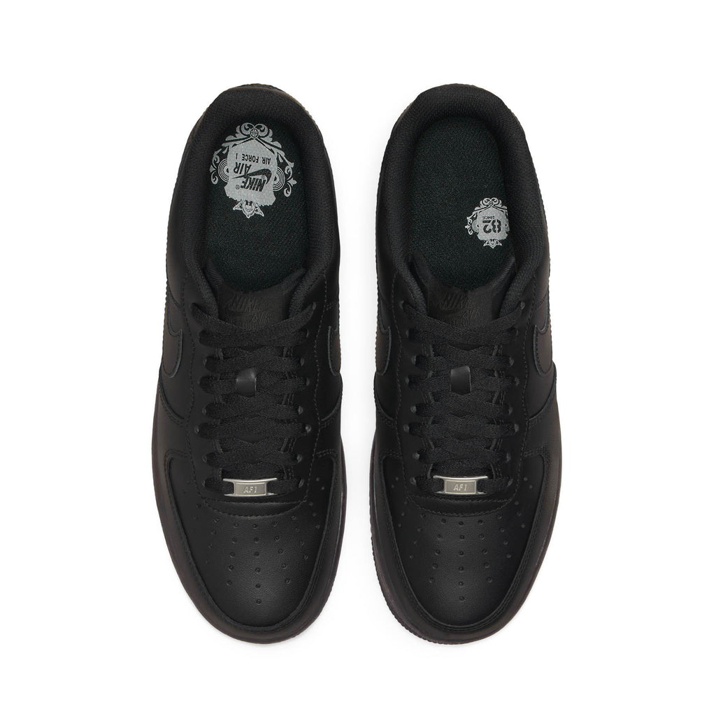 Nike Air Force 1 '07 'Triple Black' — UK 3 | EU 35.5 | US 3.5 — Side View