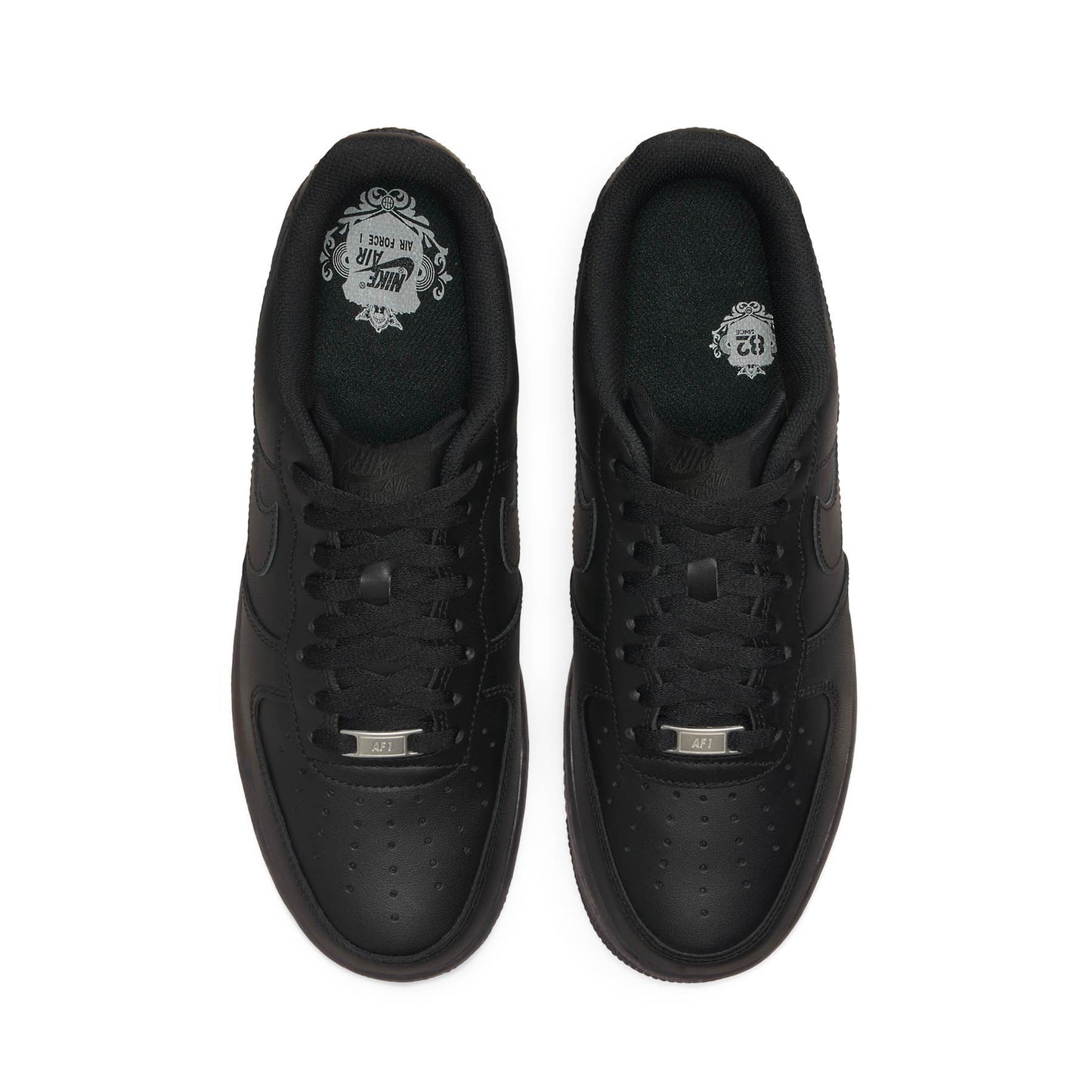 Nike Air Force 1 '07 'Triple Black' — UK 3 | EU 35.5 | US 3.5 — Side View