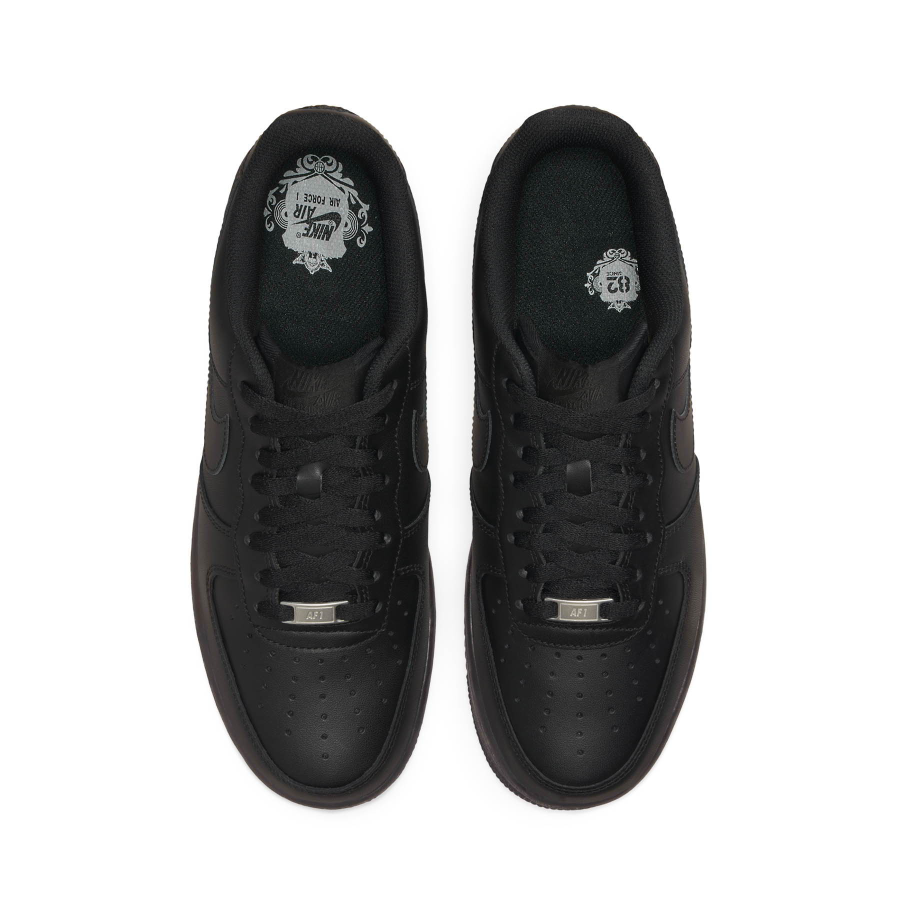 Nike Air Force 1 '07 'Triple Black' — UK 3 | EU 35.5 | US 3.5 — Side View