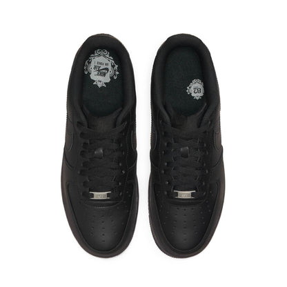 Nike Air Force 1 '07 'Triple Black' — UK 3 | EU 35.5 | US 3.5 — Side View