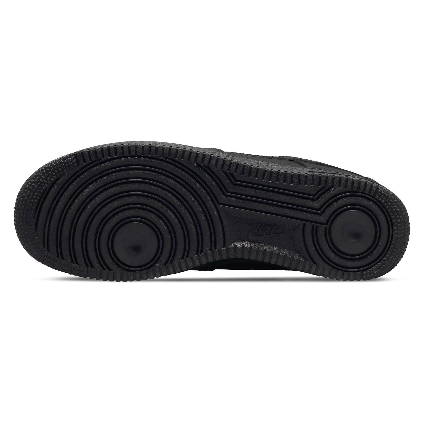 Nike Air Force 1 '07 'Triple Black' — UK 3 | EU 35.5 | US 3.5 — Top View