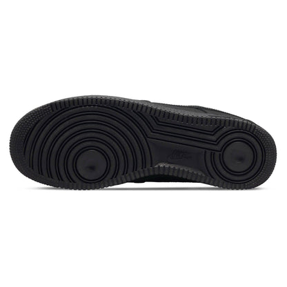 Nike Air Force 1 '07 'Triple Black' — UK 3 | EU 35.5 | US 3.5 — Top View
