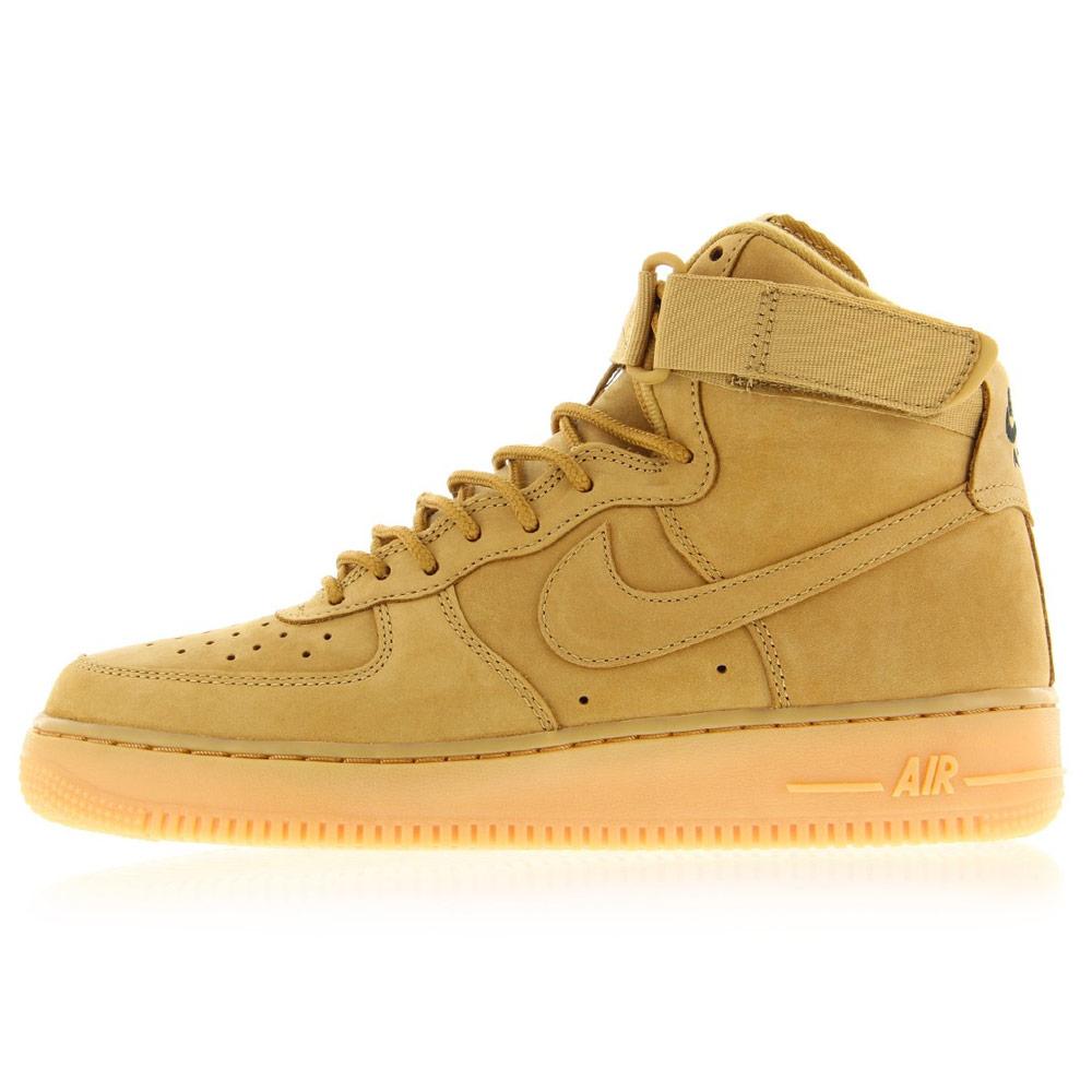 Nike Air Force 1 High 07 LV8 Flax — UK 3 | EU 35.5 | US 3.5 — Front View