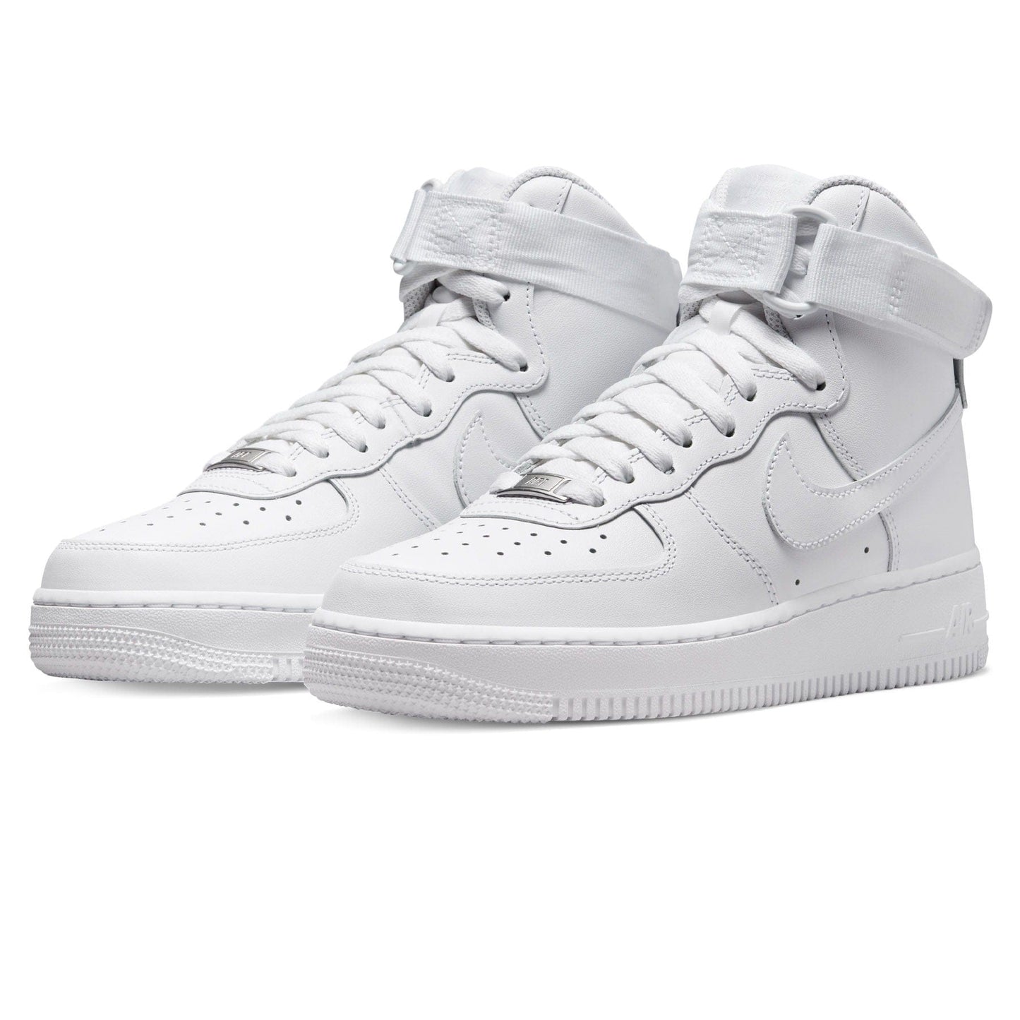 Nike Air Force 1 High '07 'Triple White' — UK 3 | EU 35.5 | US 3.5 — Back View