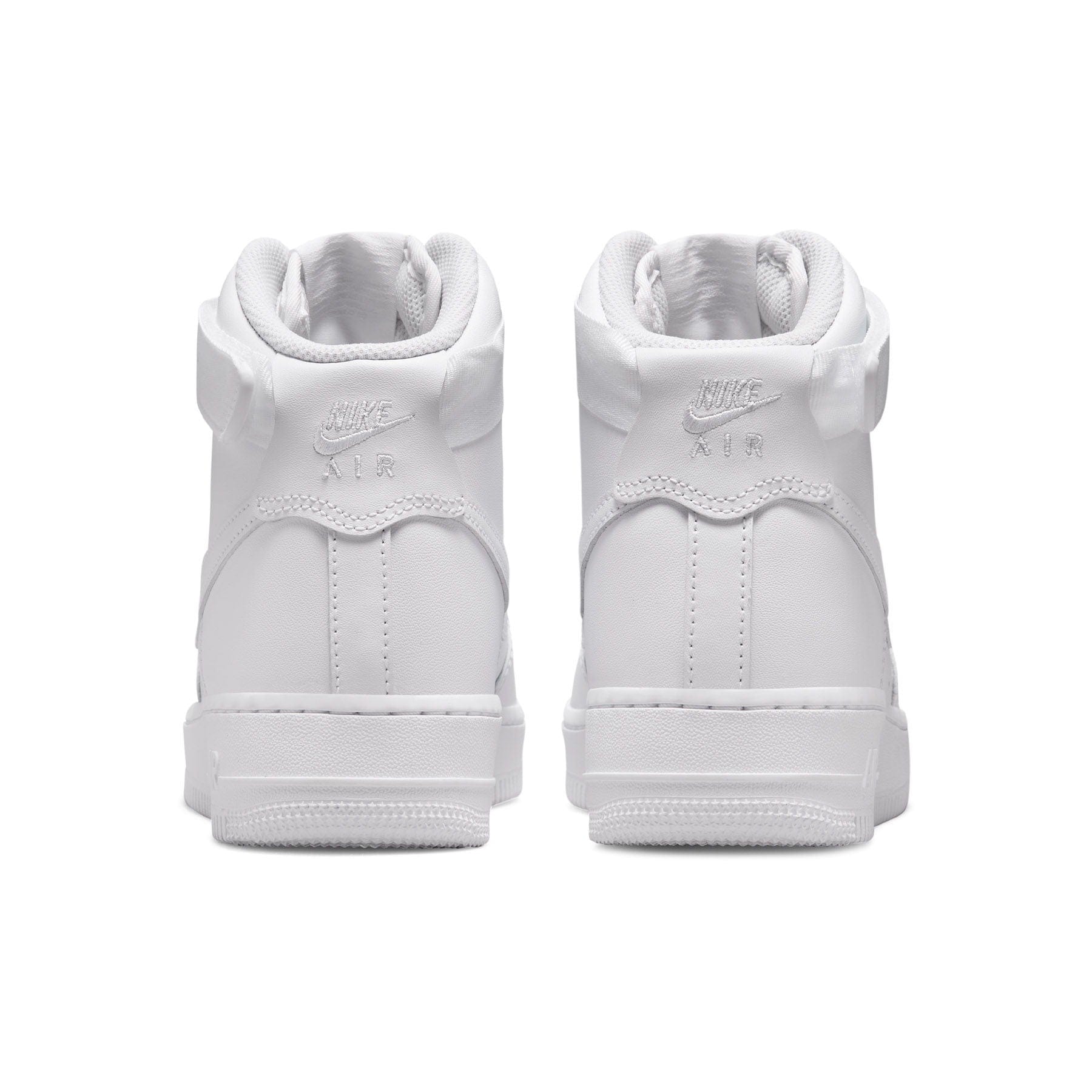 Nike Air Force 1 High '07 'Triple White' — UK 3 | EU 35.5 | US 3.5 — Top View