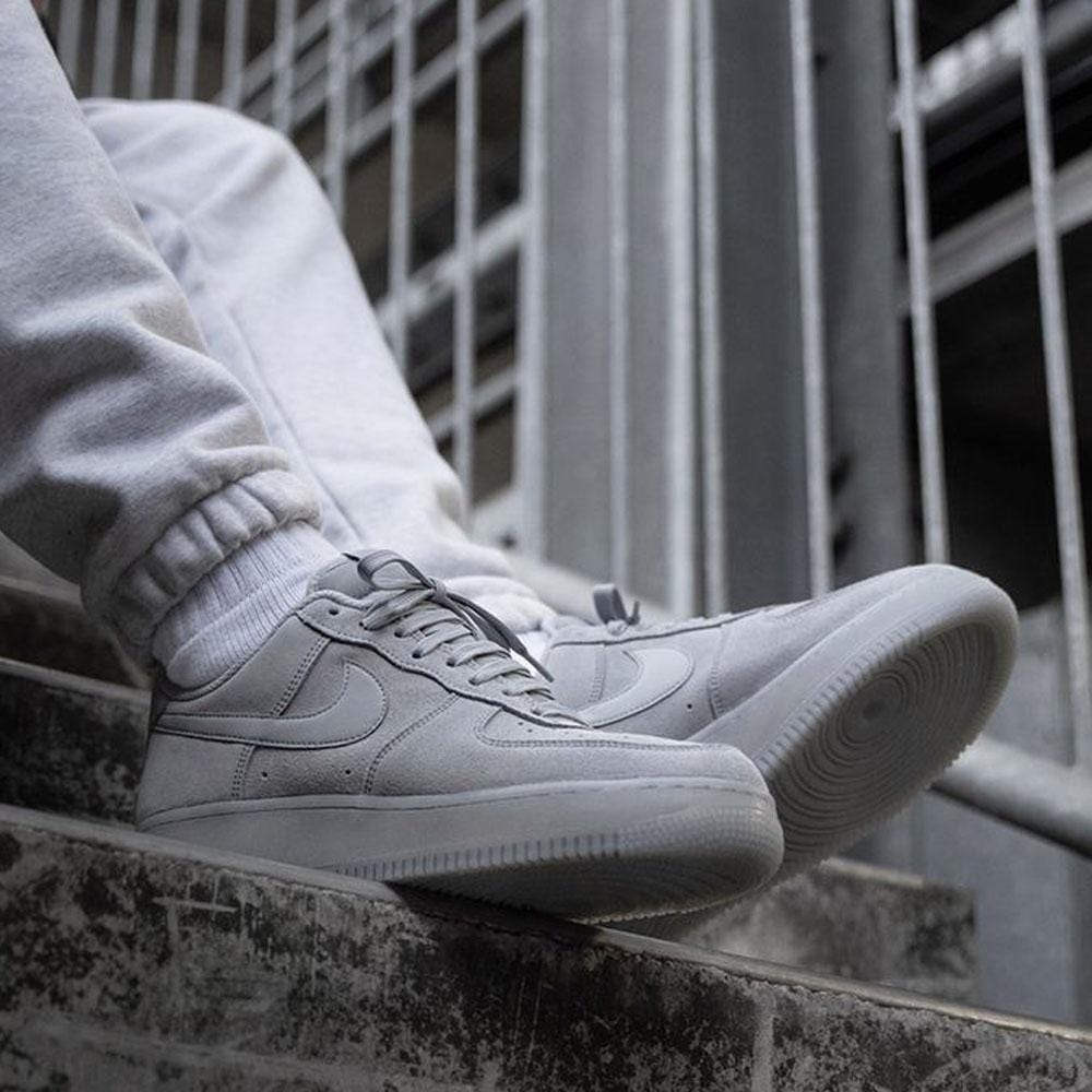 Nike Air Force 1 '07 Low 'Wolf Grey' — UK 3 | EU 35.5 | US 3.5 — Detail View