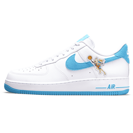 Space Jam x Nike Air Force 1 '07 Low 'Hare' — UK 3 | EU 35.5 | US 3.5 — Front View