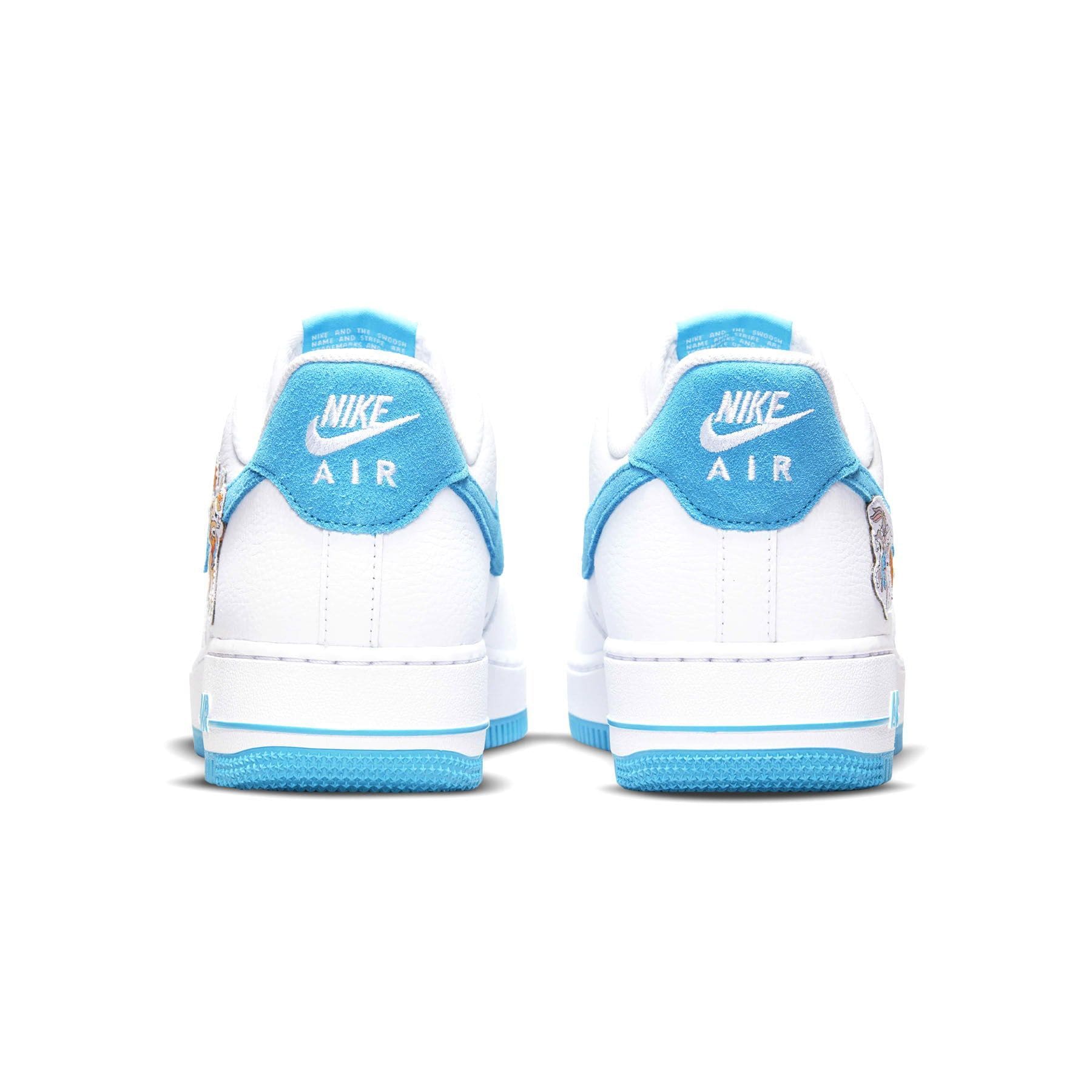 Space Jam x Nike Air Force 1 '07 Low 'Hare' — UK 3 | EU 35.5 | US 3.5 — Top View