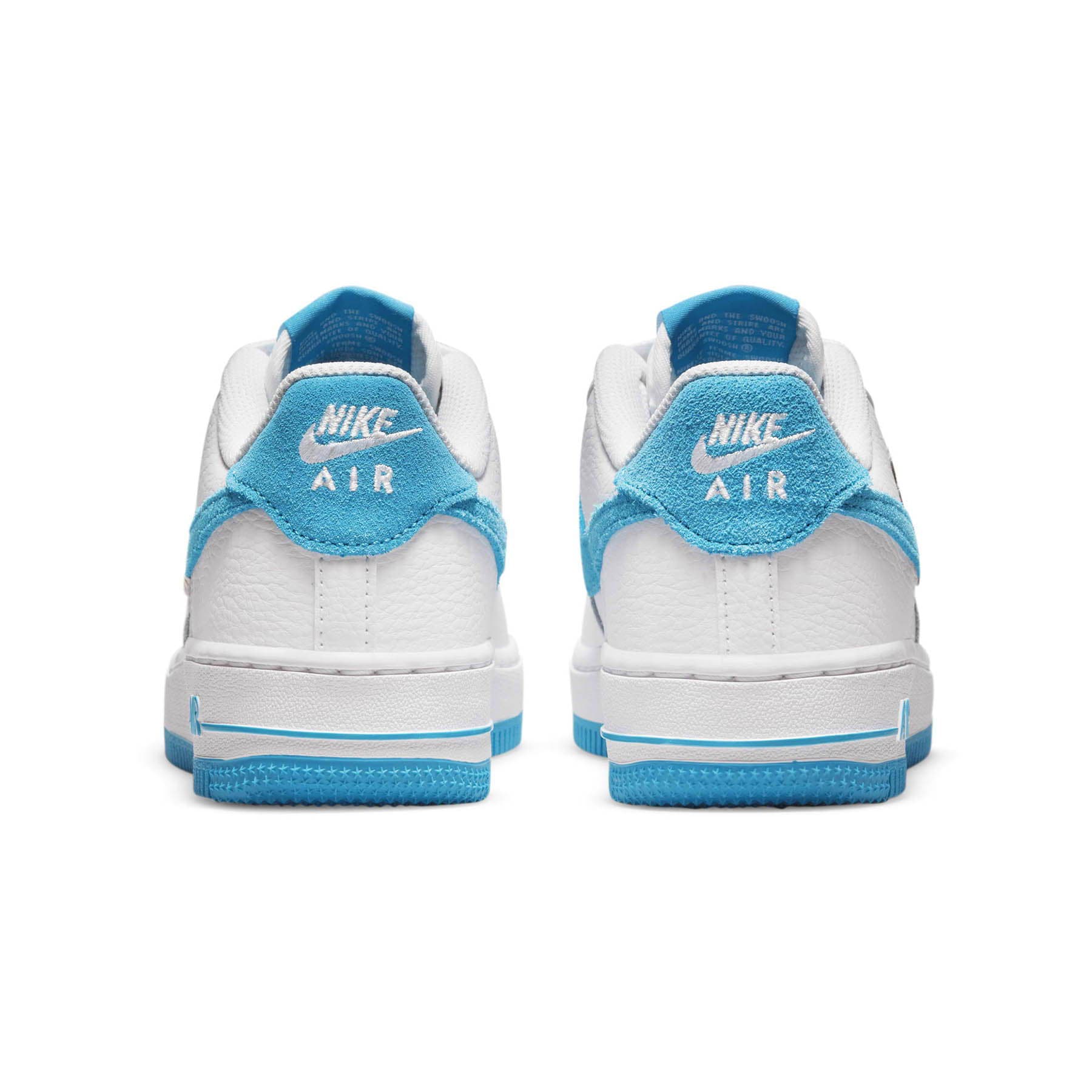 Space Jam x Nike Air Force 1 '07 GS 'Hare' — UK 13.5 | EU 32 | US 1Y — Top View