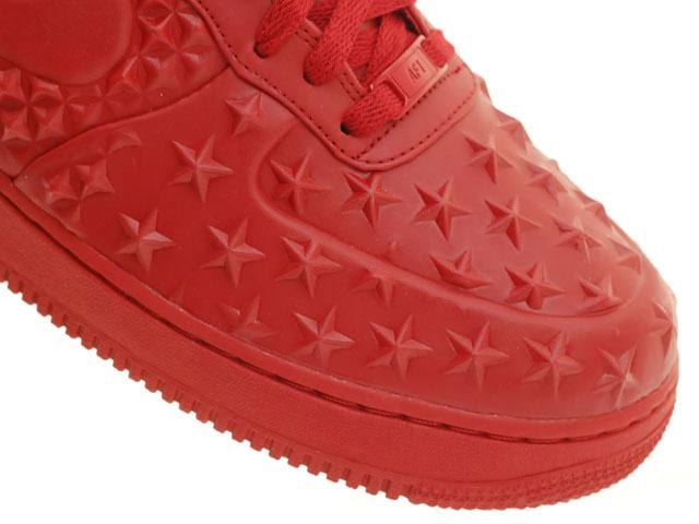 Nike Air Force 1 Low LV8 VT Star Independence Day Gym Red — UK 3 | EU 35.5 | US 3.5 — Back View