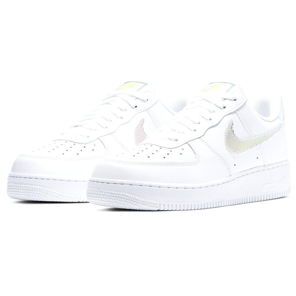 Nike Air Force 1 Low 'Iridescent Pixel - White' — UK 3 | EU 35.5 | US 3.5 — Side View
