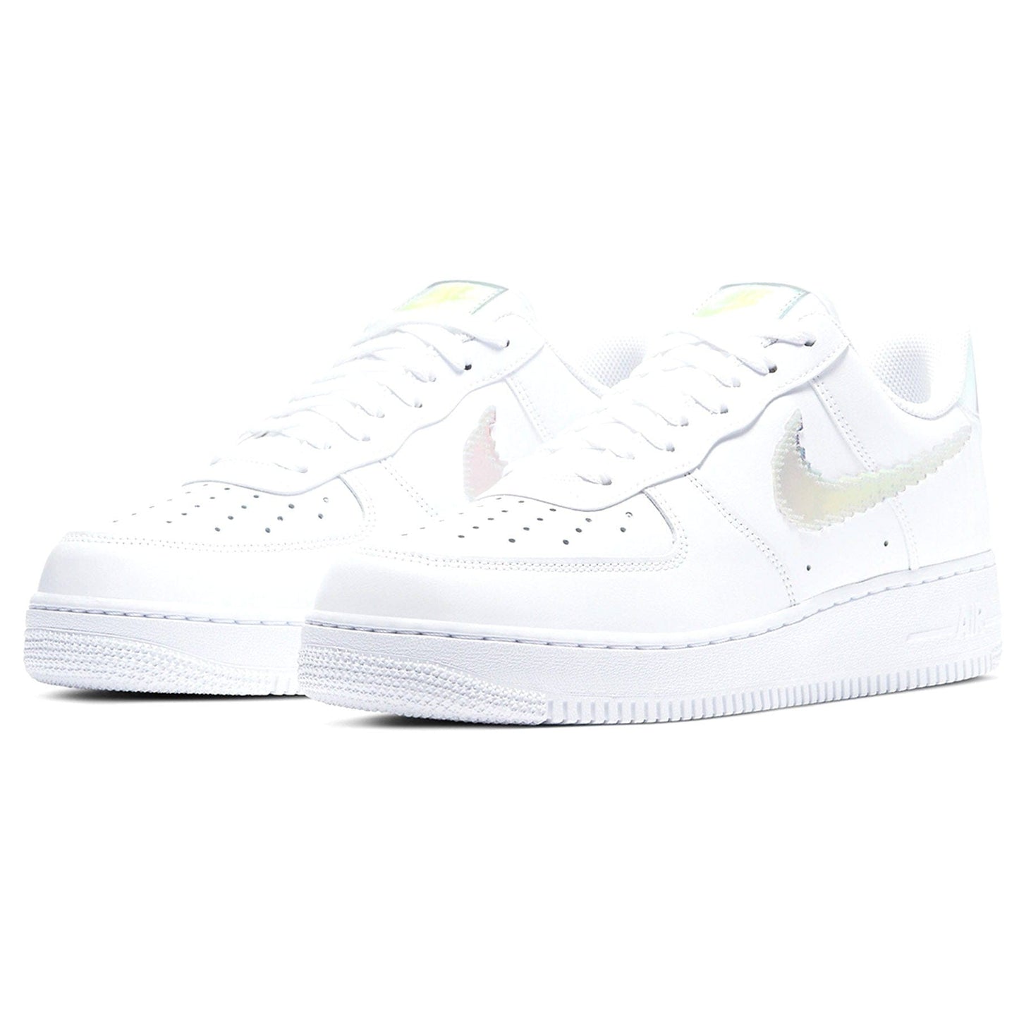 Nike Air Force 1 Low 'Iridescent Pixel - White' — UK 3 | EU 35.5 | US 3.5 — Side View
