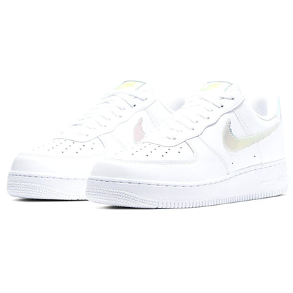 Nike Air Force 1 Low 'Iridescent Pixel - White' — UK 3 | EU 35.5 | US 3.5 — Side View