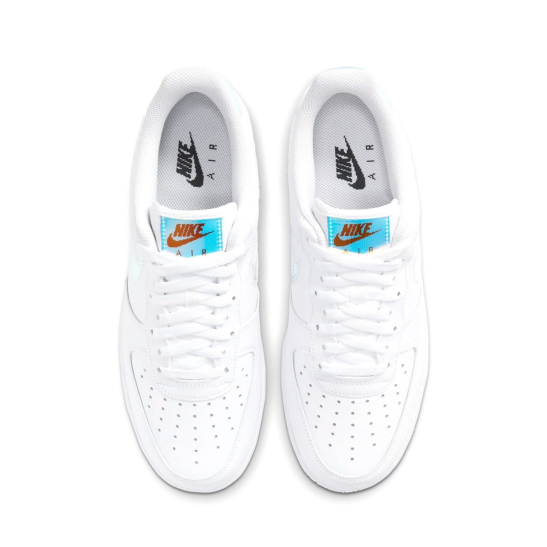 Nike Air Force 1 Low 'Iridescent Pixel - White' — UK 3 | EU 35.5 | US 3.5 — Back View