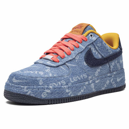 Levi's x Nike By You x Air Force 1 Low 'Exclusive Denim' — UK 3 | EU 35.5 | US 3.5 — Detail View