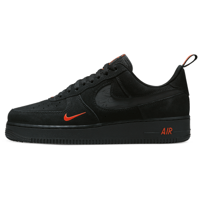 Nike Air Force 1 '07 LV8 'Multi-Swoosh - Black Crimson Reflective' — UK 3 | EU 35.5 | US 3.5 — Front View
