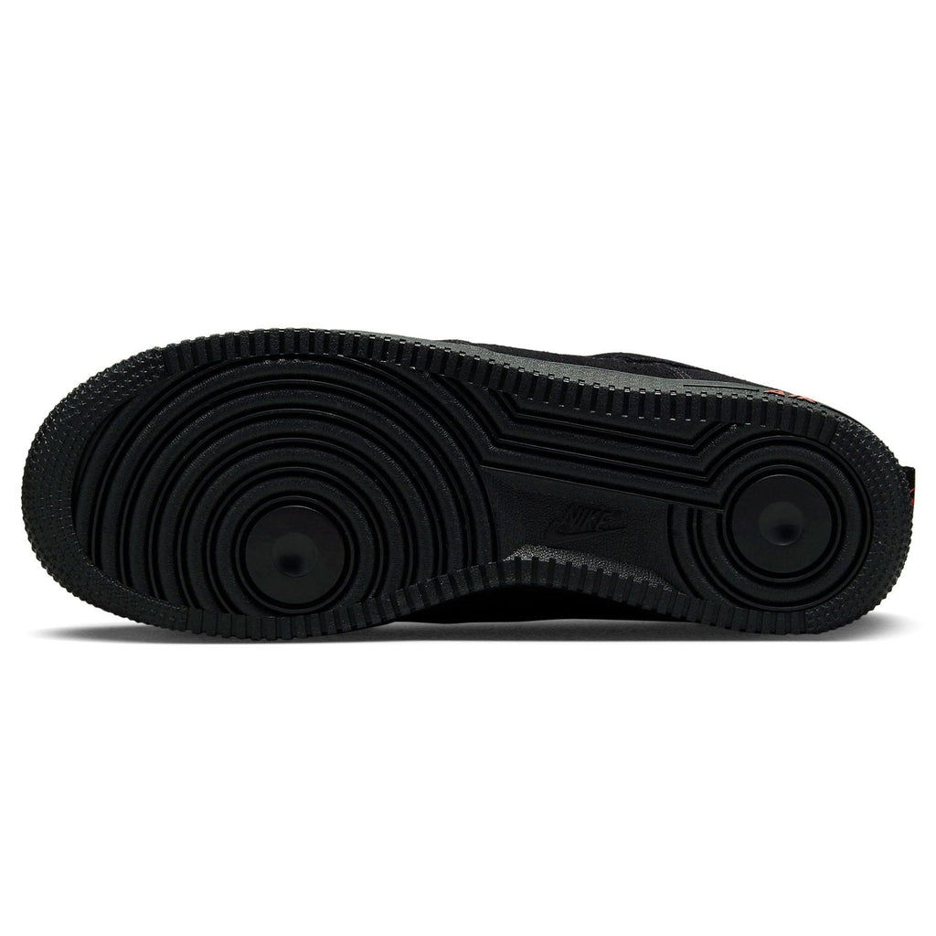 Nike Air Force 1 '07 LV8 'Multi-Swoosh - Black Crimson Reflective' — UK 3 | EU 35.5 | US 3.5 — Detail View