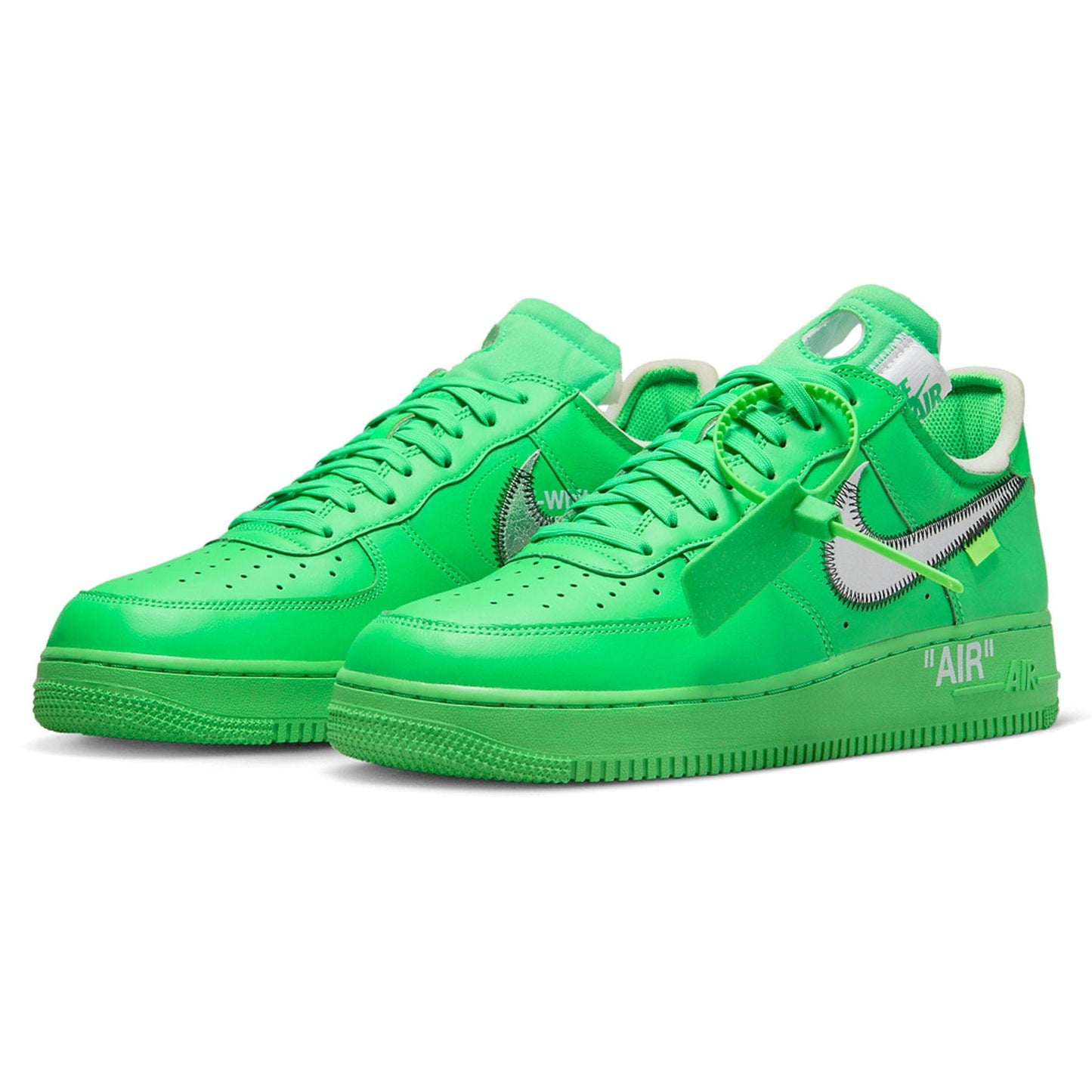Off-White x Air Force 1 Low 'Brooklyn' — UK 3 | EU 35.5 | US 3.5 — Back View
