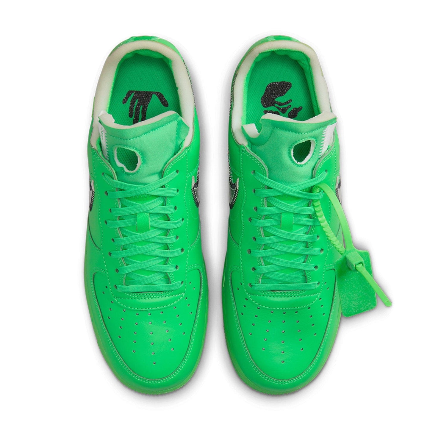 Off-White x Air Force 1 Low 'Brooklyn' — UK 3 | EU 35.5 | US 3.5 — Side View