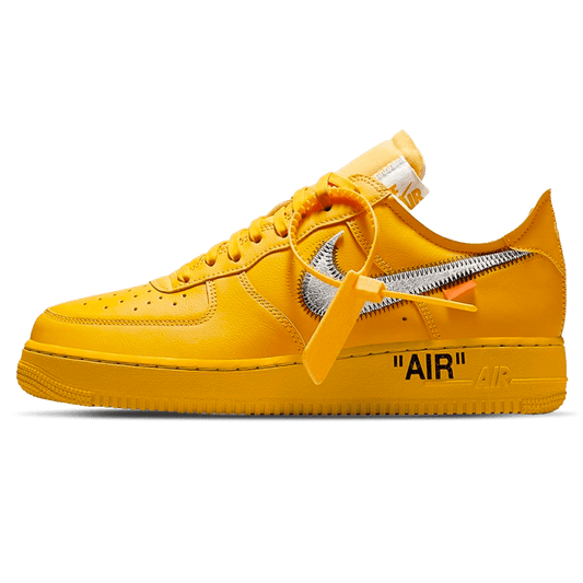 Off-White x Nike Air Force 1 Low 'Lemonade' — UK 3 | EU 35.5 | US 3.5 — Front View