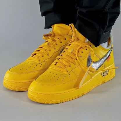 Off-White x Nike Air Force 1 Low 'Lemonade' — UK 3 | EU 35.5 | US 3.5 — Alternate View 10