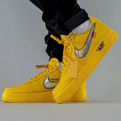 Off-White x Nike Air Force 1 Low 'Lemonade' — UK 3 | EU 35.5 | US 3.5 — Alternate View 11
