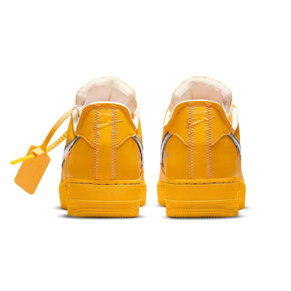 Off-White x Nike Air Force 1 Low 'Lemonade' — UK 3 | EU 35.5 | US 3.5 — Top View