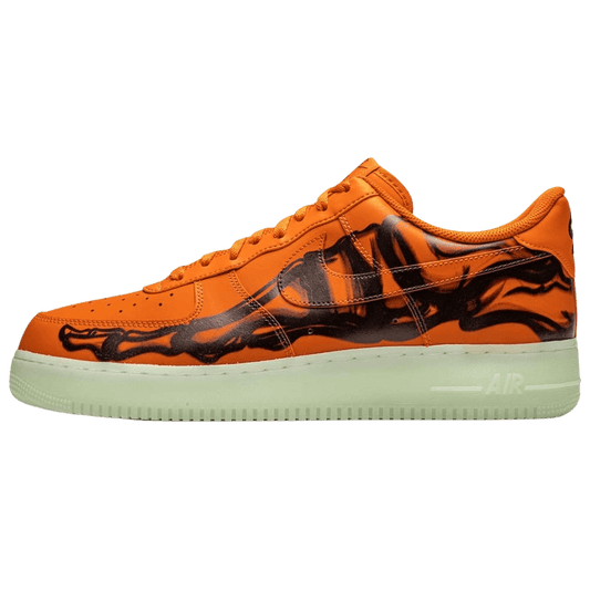 Nike Air Force 1 Low 'Orange Skeleton' — UK 3 | EU 35.5 | US 3.5 — Front View