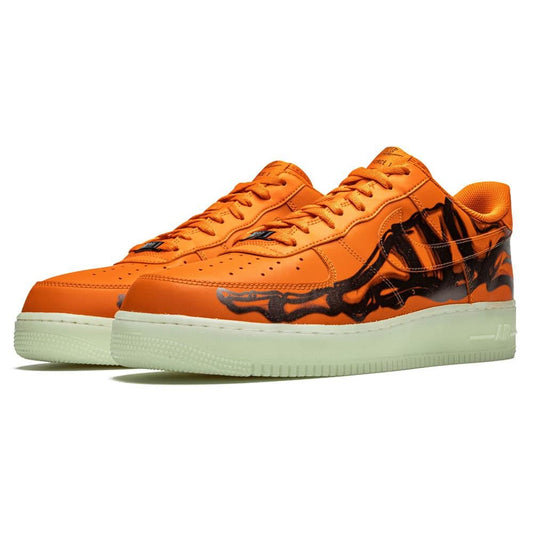 Nike Air Force 1 Low 'Orange Skeleton' — UK 3 | EU 35.5 | US 3.5 — Side View