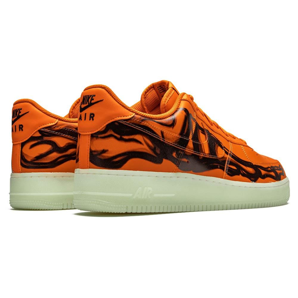 Nike Air Force 1 Low 'Orange Skeleton' — UK 3 | EU 35.5 | US 3.5 — Back View