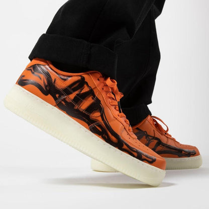 Nike Air Force 1 Low 'Orange Skeleton' — UK 3 | EU 35.5 | US 3.5 — Alternate View 9