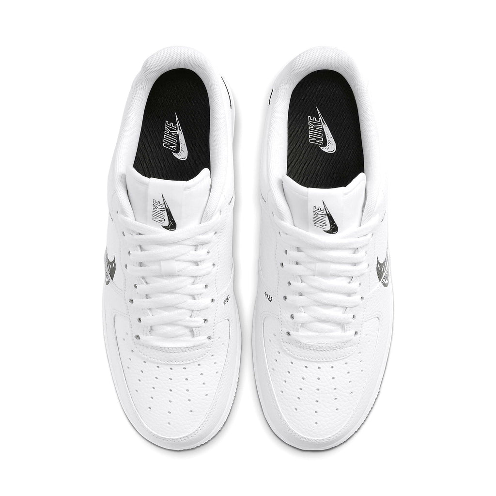 Nike Air Force 1 Low 'Sketch - Black' — UK 3 | EU 35.5 | US 3.5 — Back View