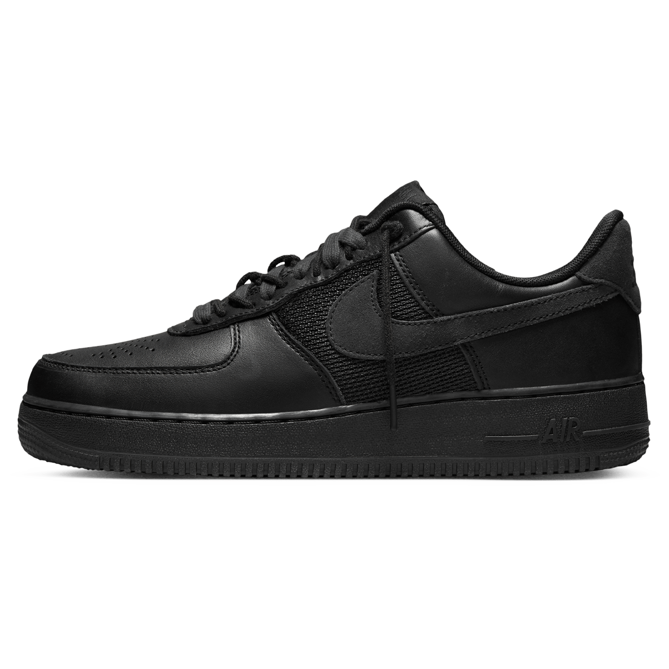 Slam Jam x Nike Air Force 1 Low 'Black Off Noir' — UK 3 | EU 35.5 | US 3.5 — Front View