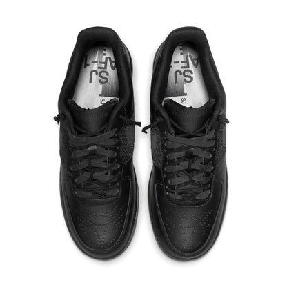 Slam Jam x Nike Air Force 1 Low 'Black Off Noir' — UK 3 | EU 35.5 | US 3.5 — Back View