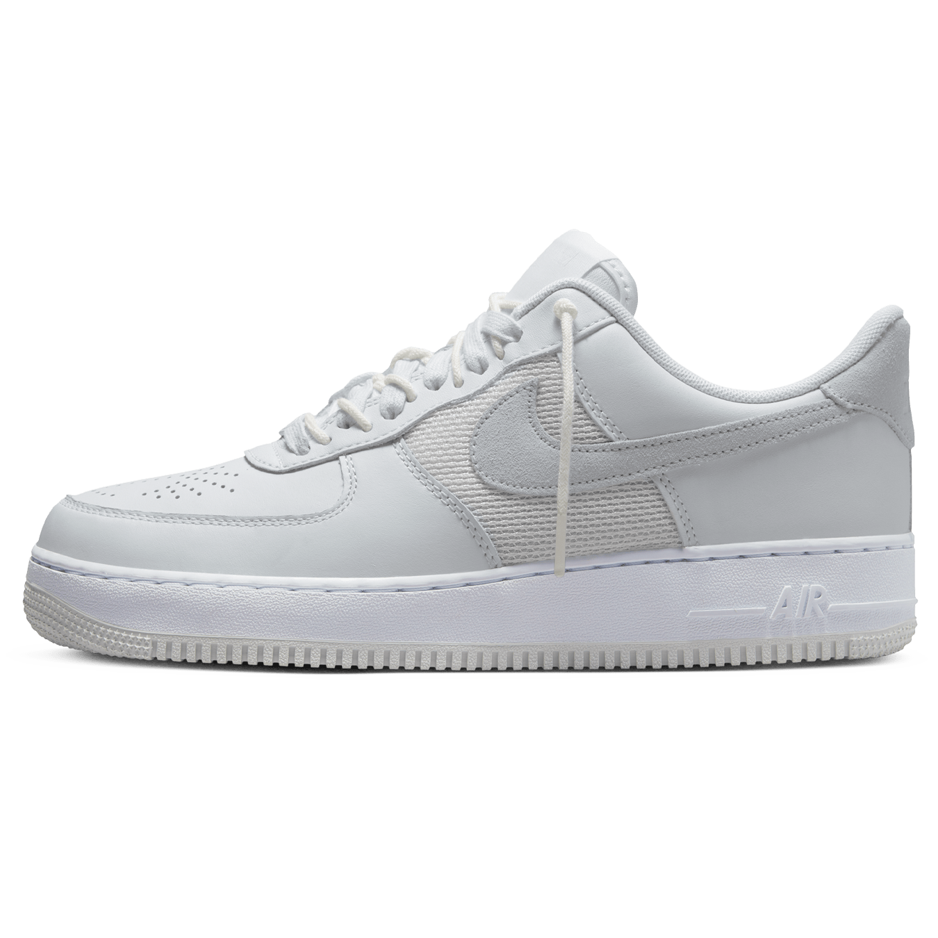Slam Jam x Nike Air Force 1 Low 'Triple White' — UK 3 | EU 35.5 | US 3.5 — Front View