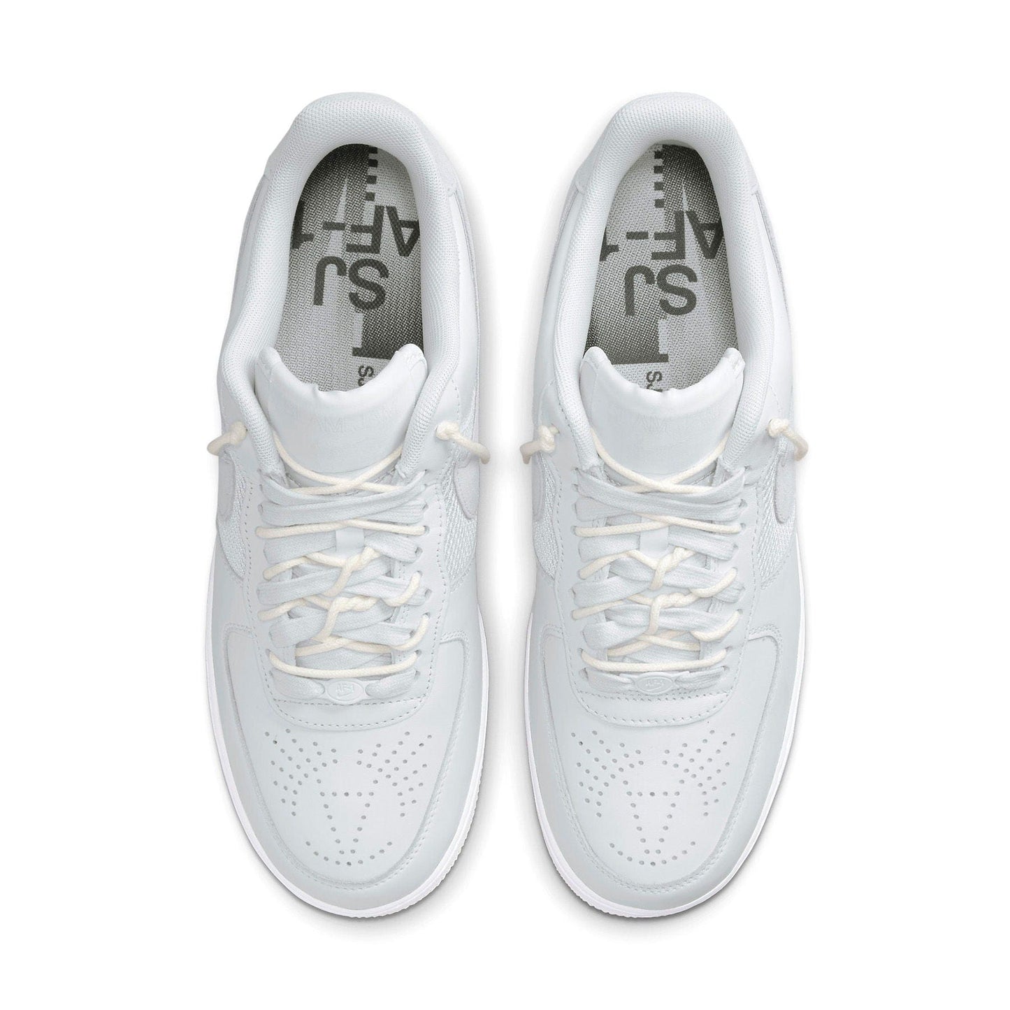 Slam Jam x Nike Air Force 1 Low 'Triple White' — UK 3 | EU 35.5 | US 3.5 — Back View