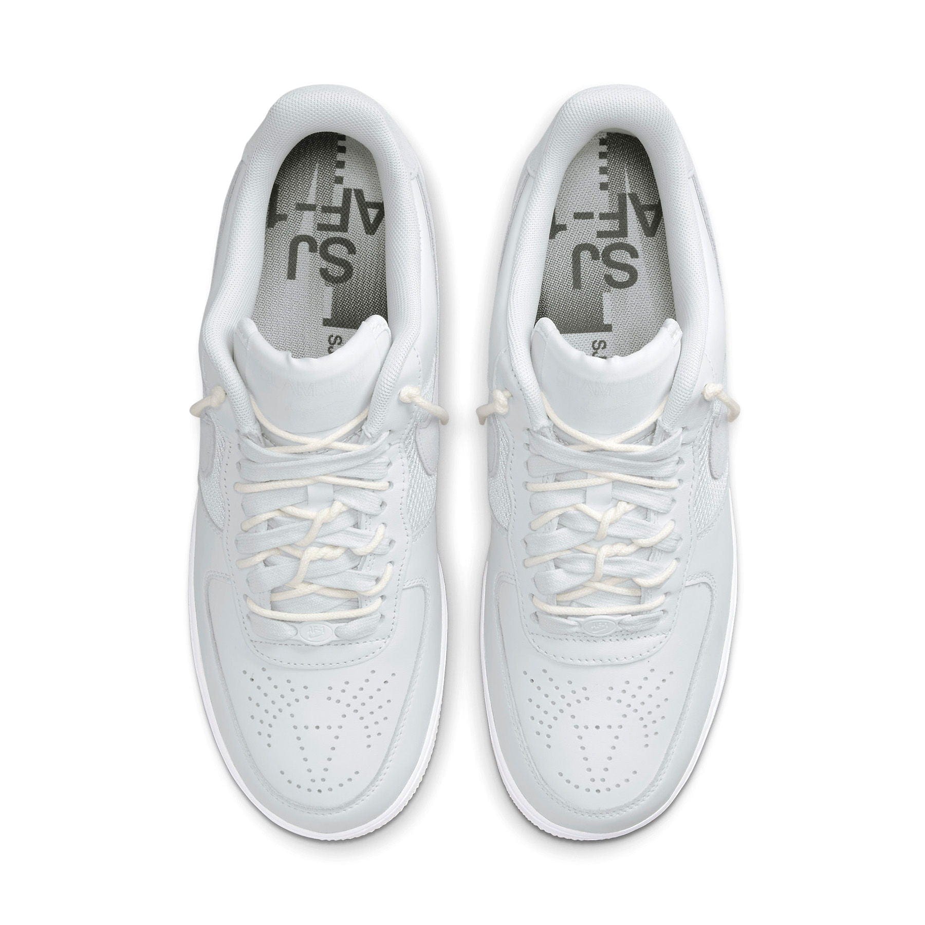 Slam Jam x Nike Air Force 1 Low 'Triple White' — UK 3 | EU 35.5 | US 3.5 — Back View