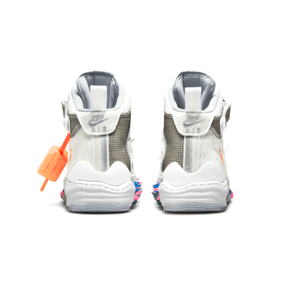 Off-White x Nike Air Force 1 Mid 'White' — UK 3 | EU 35.5 | US 3.5 — Back View