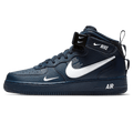 Nike Air Force 1 '07 Mid LV8 'Navy' — UK 3 | EU 35.5 | US 3.5 — Front View