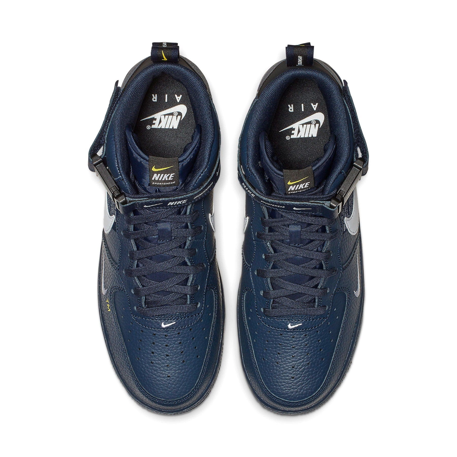 Nike Air Force 1 '07 Mid LV8 'Navy' — UK 3 | EU 35.5 | US 3.5 — Top View