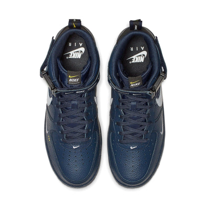 Nike Air Force 1 '07 Mid LV8 'Navy' — UK 3 | EU 35.5 | US 3.5 — Top View