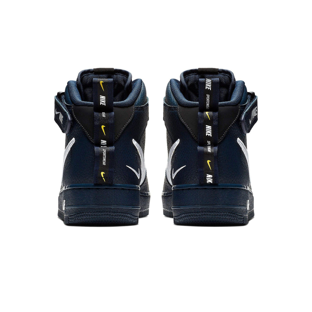 Nike Air Force 1 '07 Mid LV8 'Navy' — UK 3 | EU 35.5 | US 3.5 — Back View