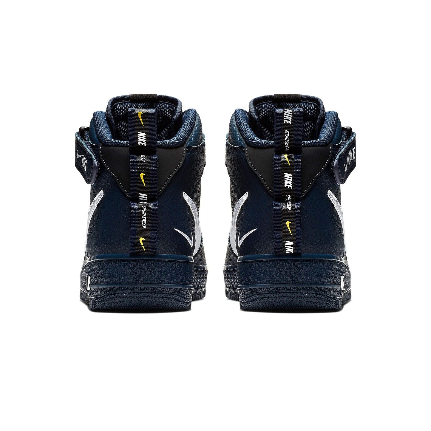 Nike Air Force 1 '07 Mid LV8 'Navy' — UK 3 | EU 35.5 | US 3.5 — Back View