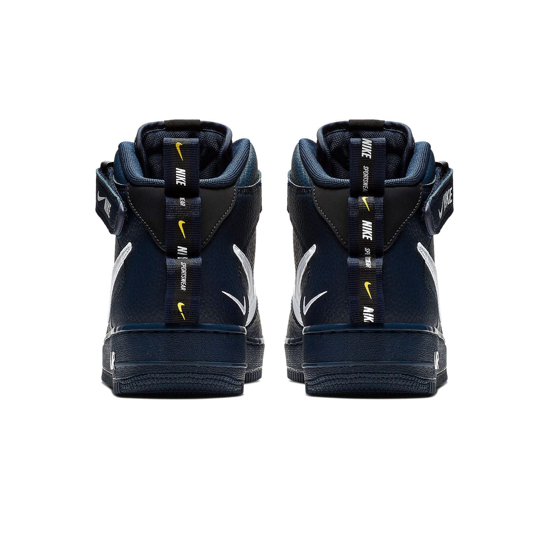 Nike Air Force 1 '07 Mid LV8 'Navy' — UK 3 | EU 35.5 | US 3.5 — Back View